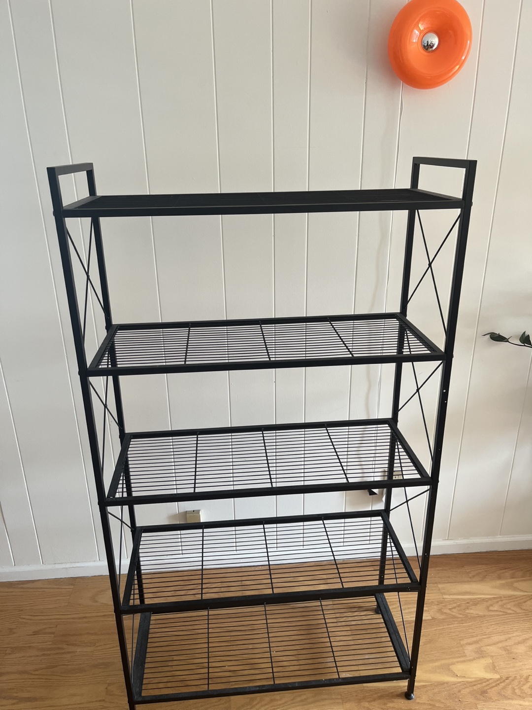 Black Metal Shelving Units - photo 3