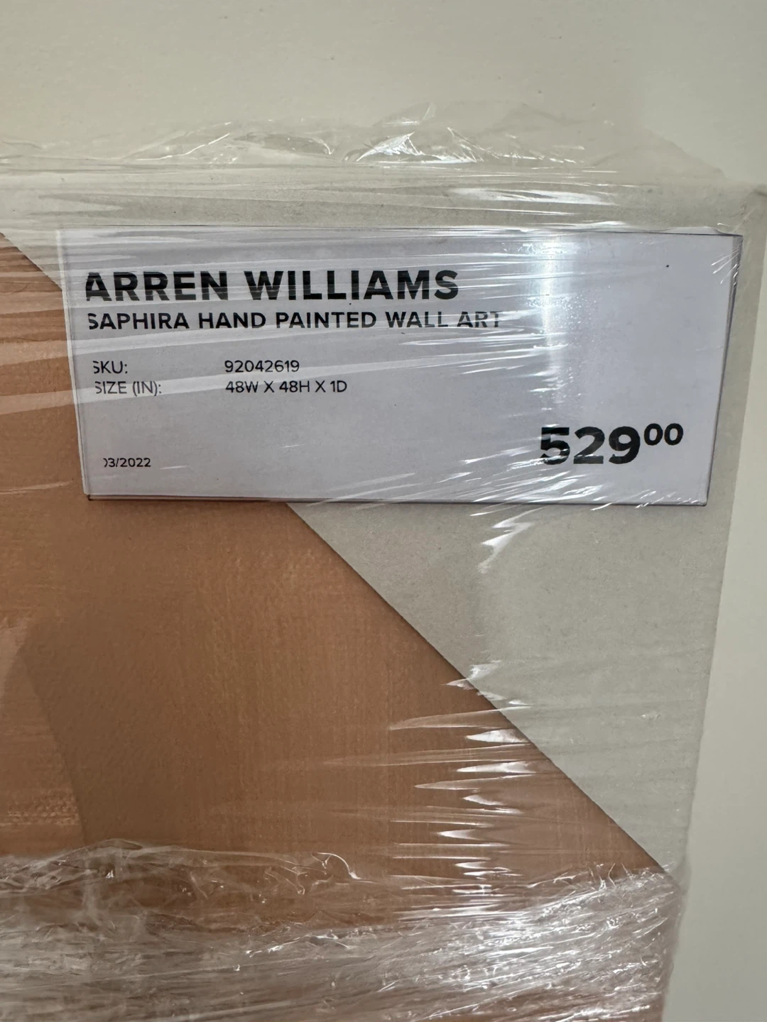 Arren Williams Saphira Hand Painted Wall Art - photo 2