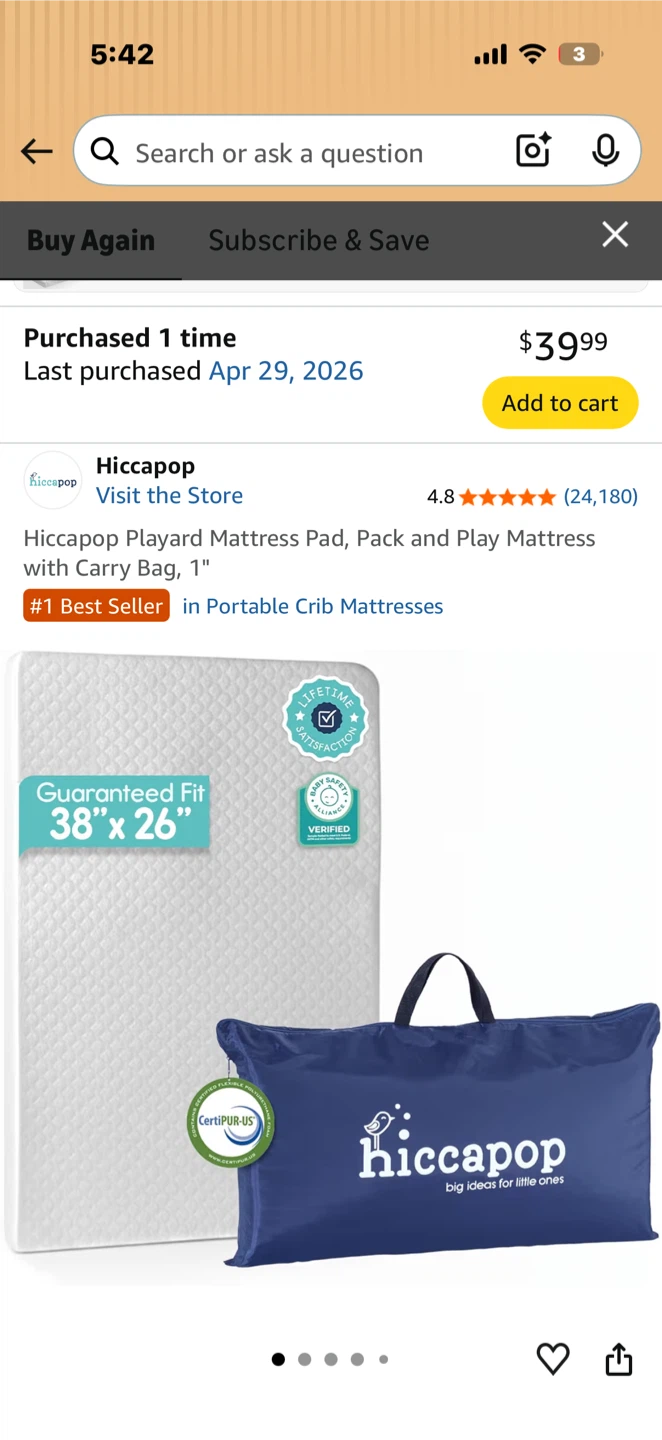 Pamo Babe Pack and Play Portable Crib and Mattress - photo 5