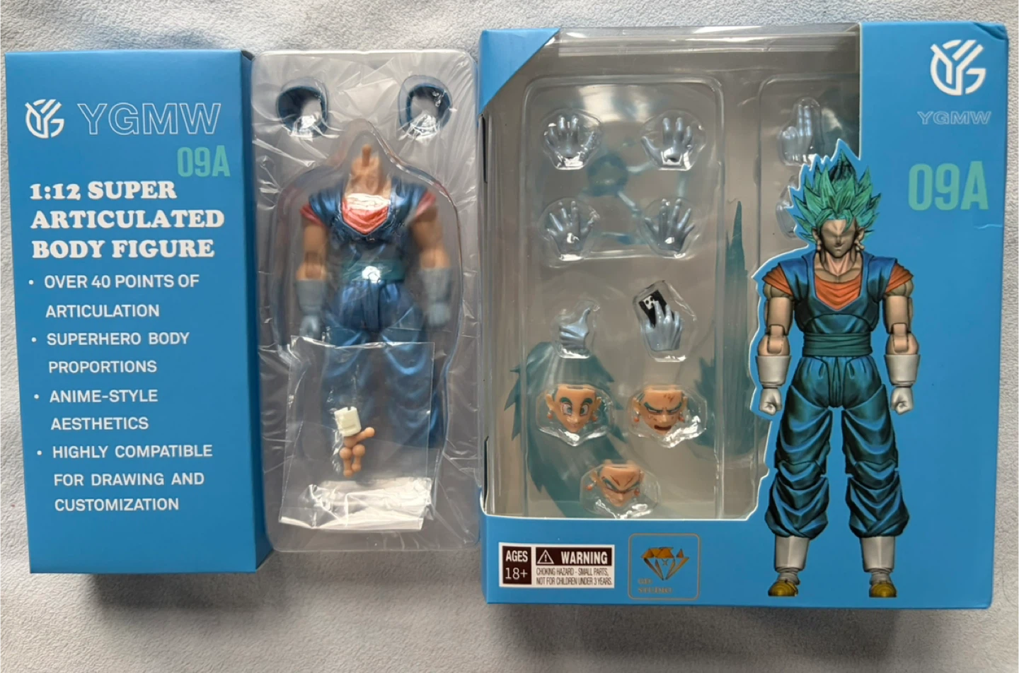 New YGMW Vegito Super Saiyan Blue 09A
