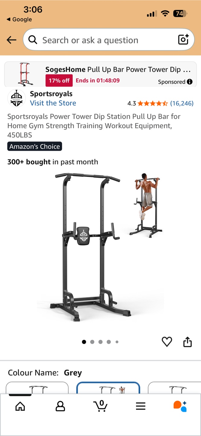 Sportsroyals Pull Up Bar Power Tower - photo 2