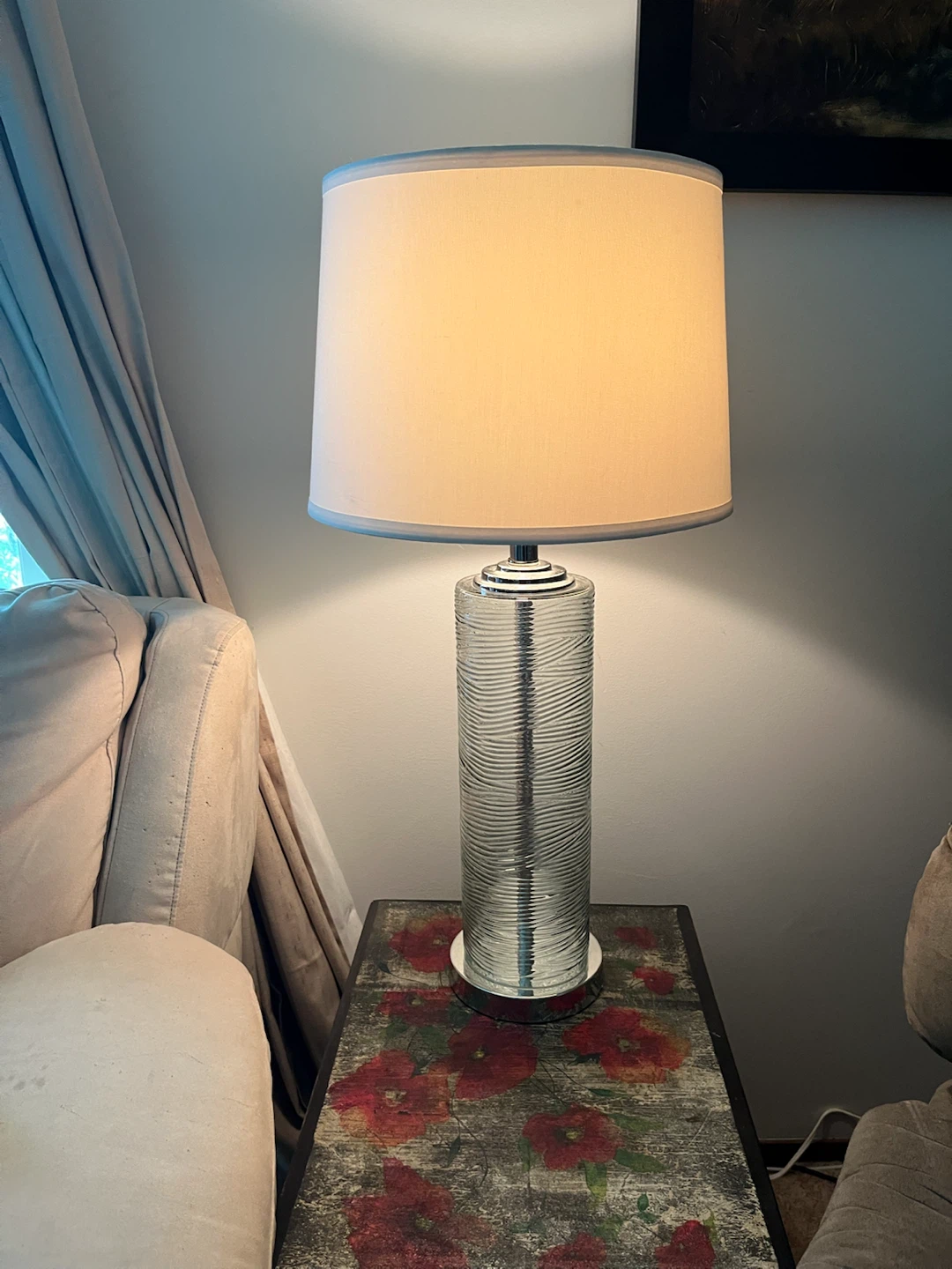1 Glass Lamp 2’ 4” tall - photo 2