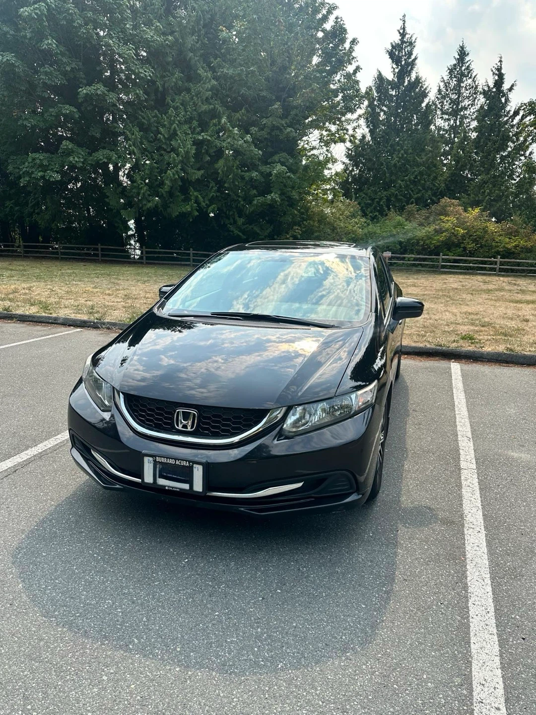 Black Honda Civic Sedan