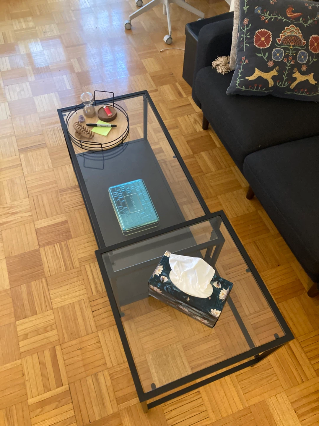 IKEA VITTSJÖ nesting coffee table - photo 2