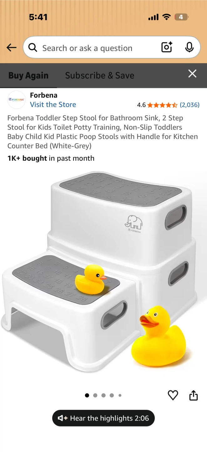 Forbena Toddler Step Stool - photo 2