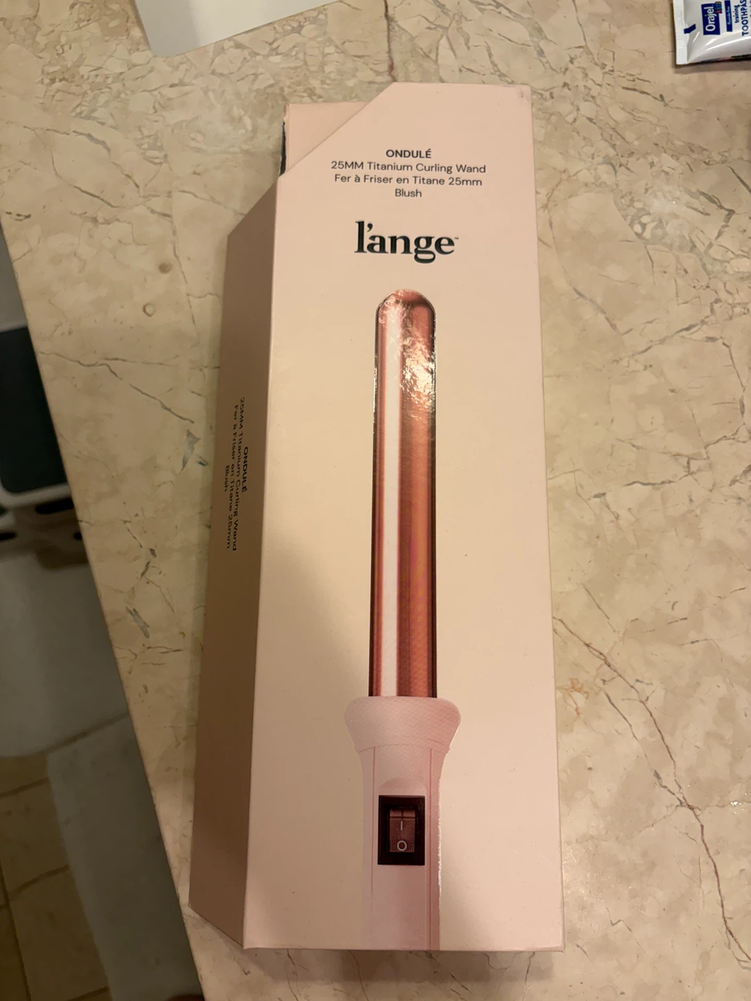 L'ange Ondulé 25mm Titanium Curling Wand - Blush