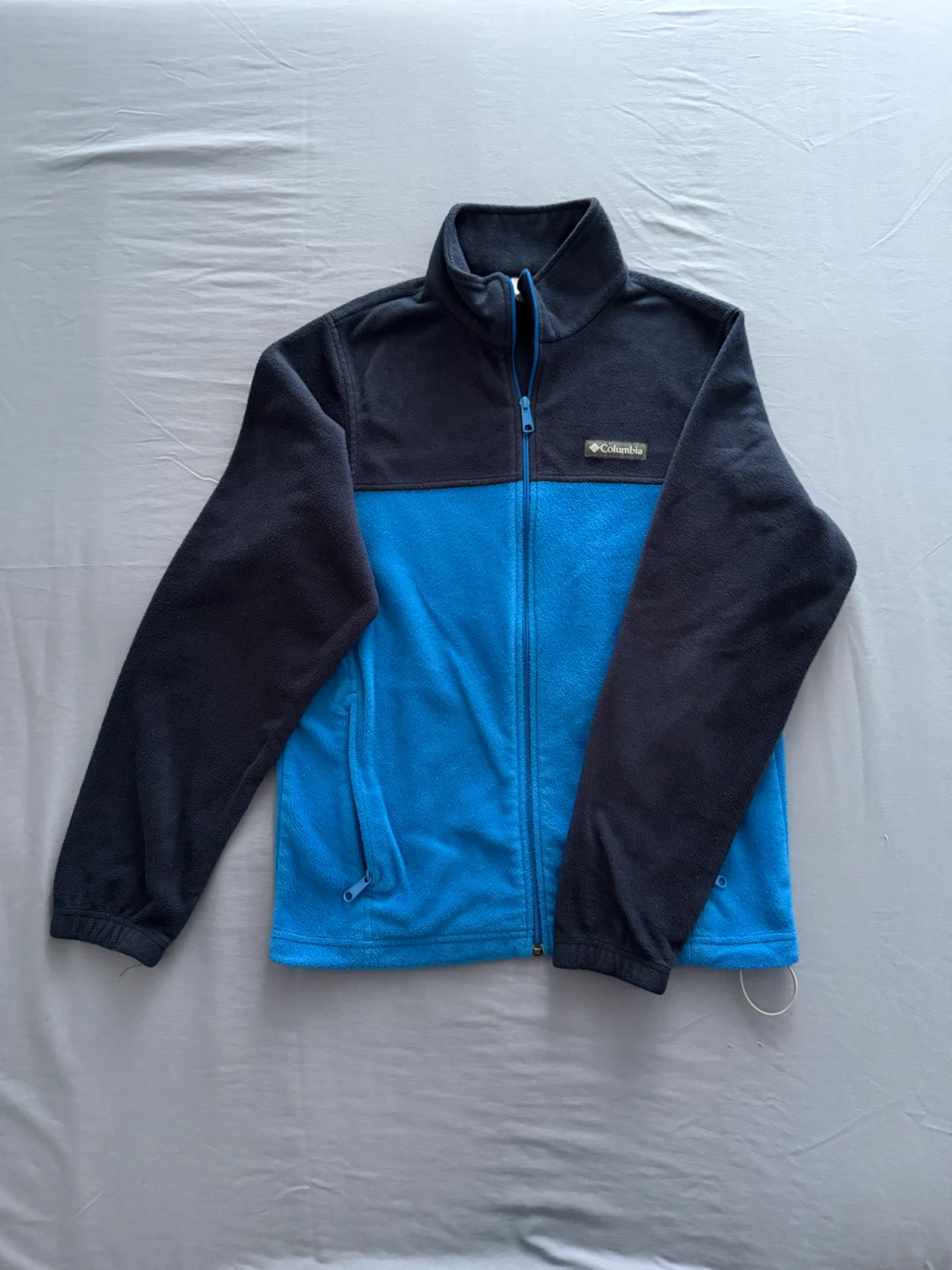 Columbia Fleece Jacket - Blue/Navy - Size S