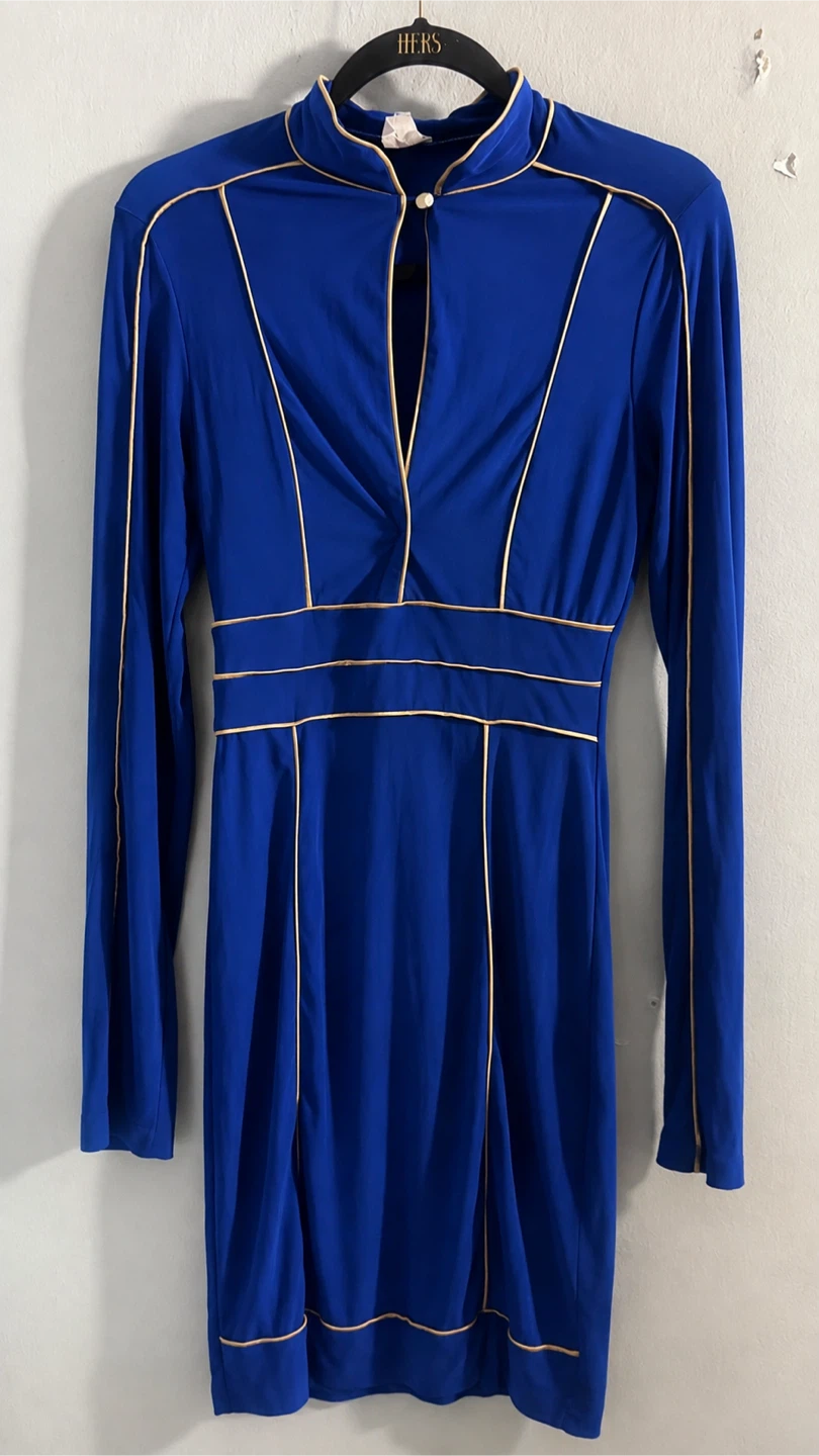 Women's Blue Dress Size L - photo 2