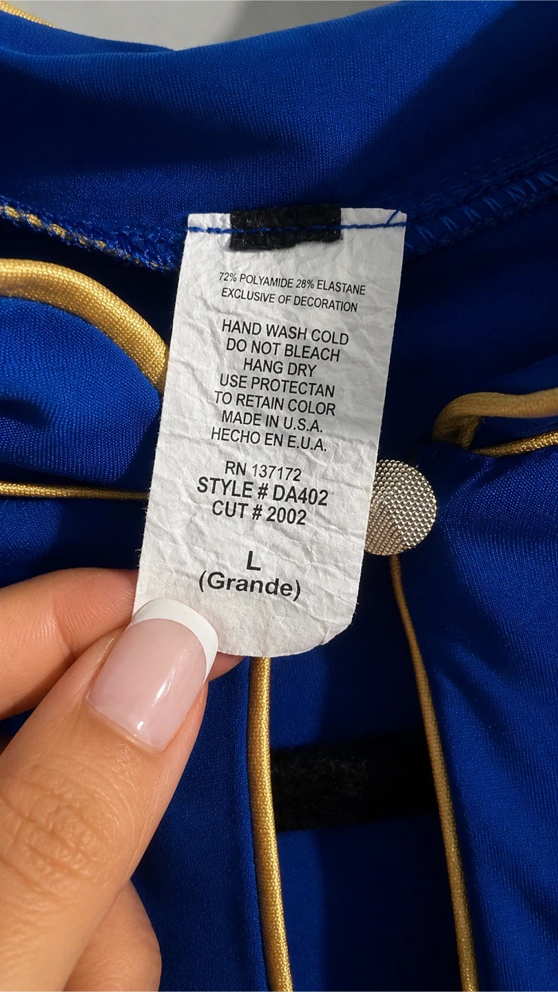 Women's Blue Dress Size L - photo 4