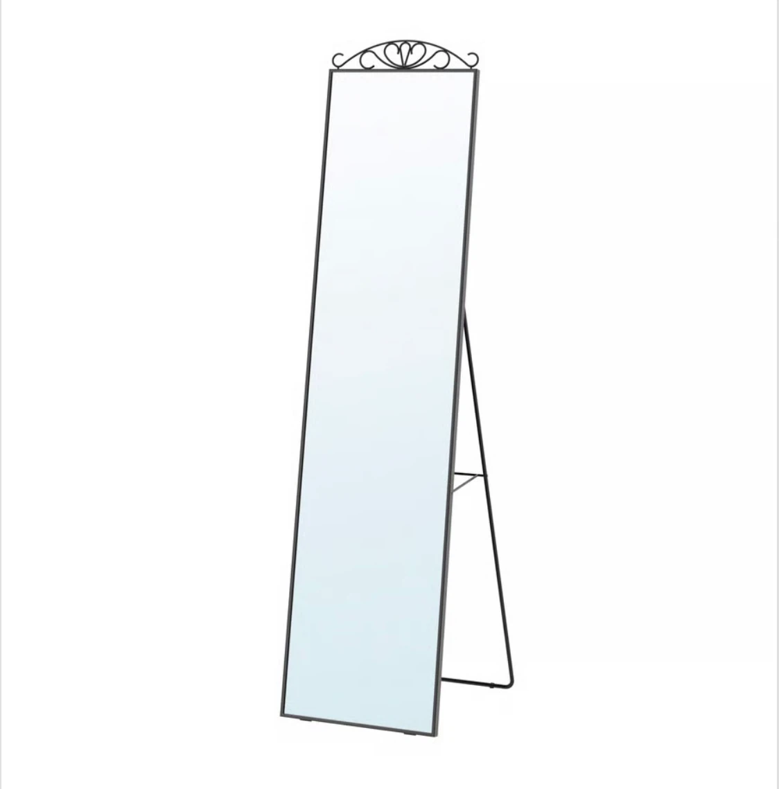 Full length Mirror with Black Metal Frame - photo 2