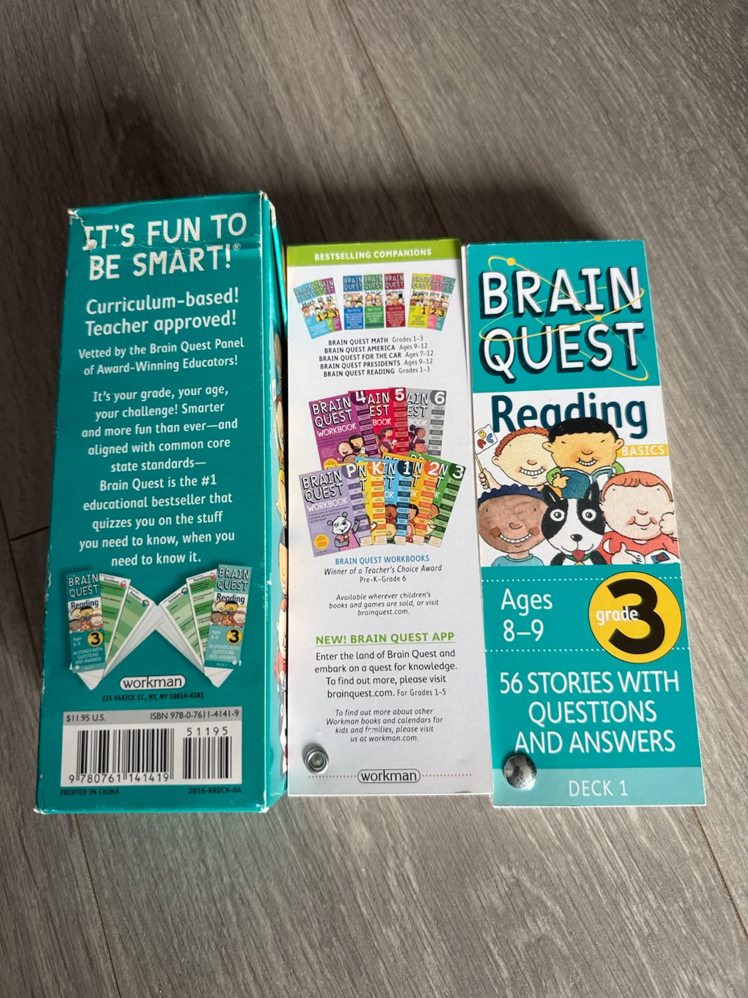 Brain Quest 3rd Grade Smart Cards