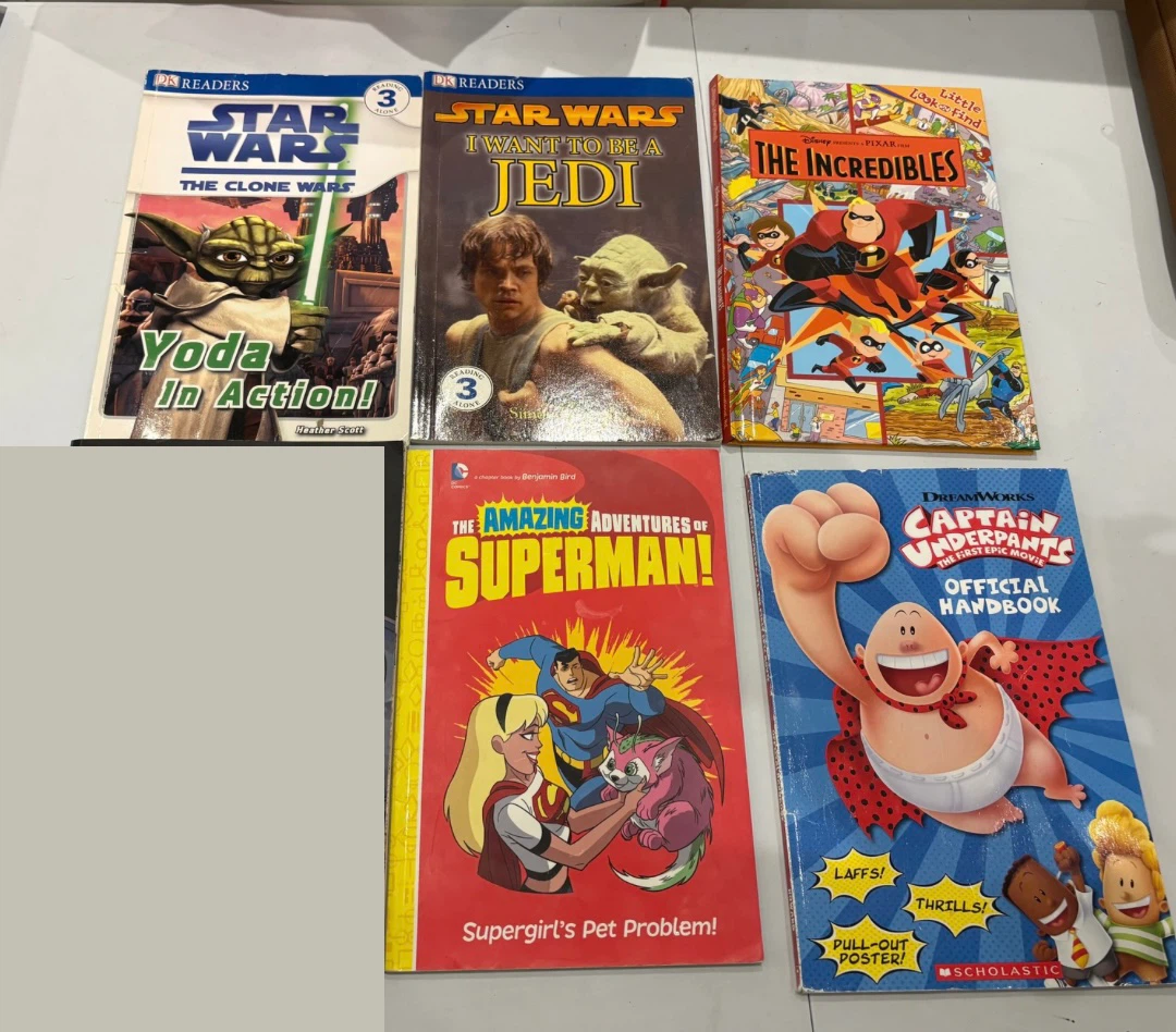 Star Wars, Incredibles, Superman & Captain Underpants