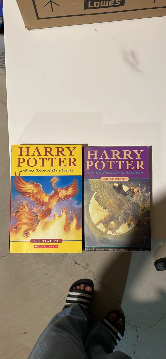 Harry Potter Books: Order of the Phoenix & Prisoner of Azkaban