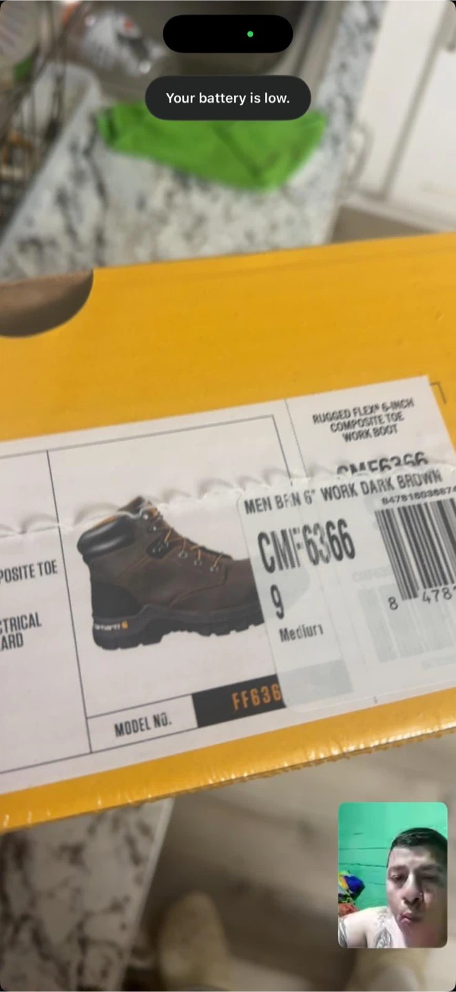 Carhartt Men's 6" Composite Toe Work Boot Size 9 - photo 5