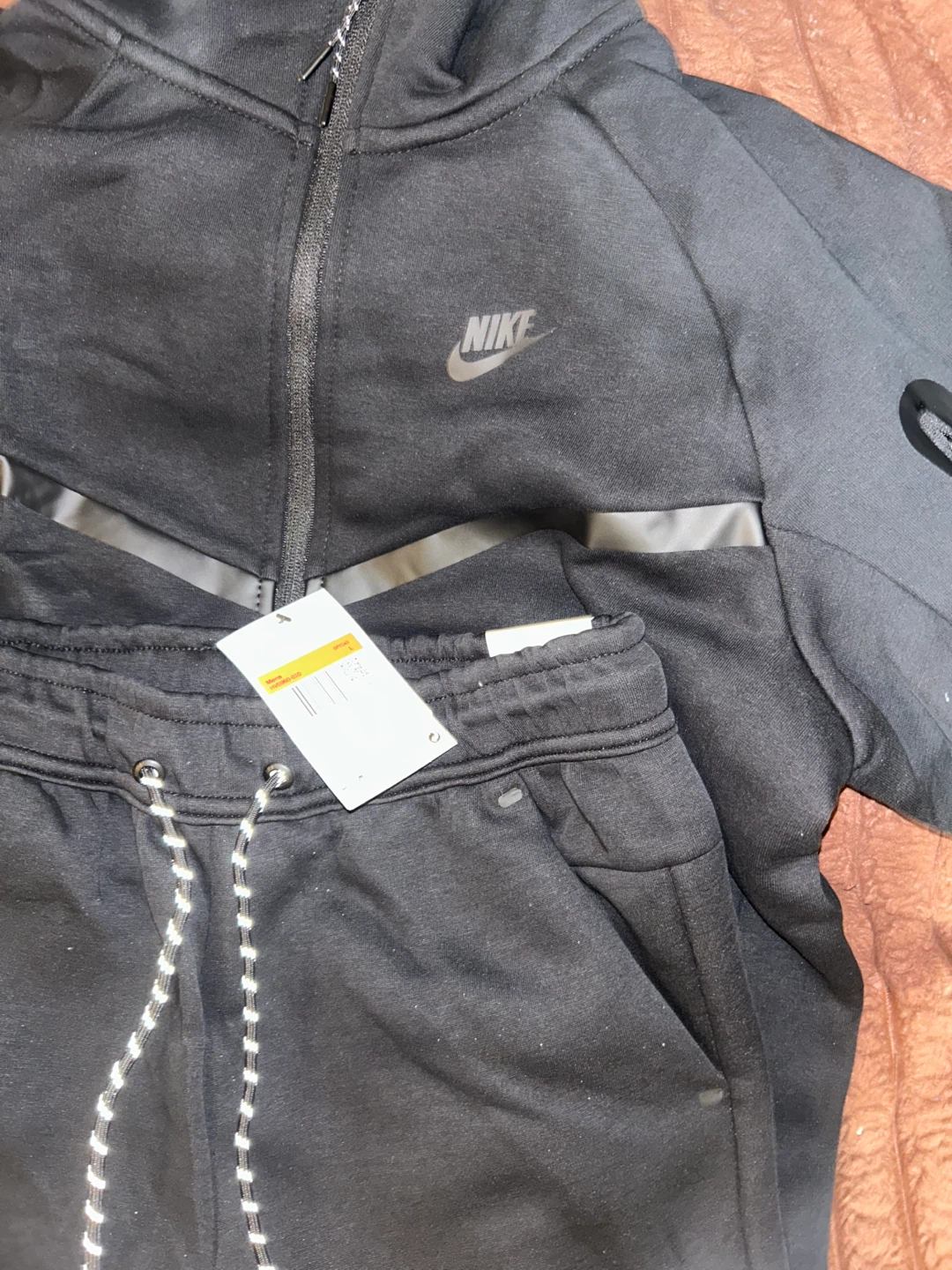 Nike Tech Fleece Full Zip Hoodie and Pants Set Black - photo 5