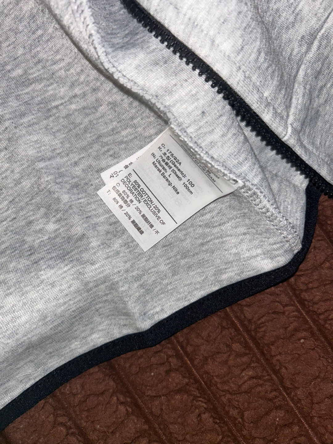 Nike Tech Fleece Full-Zip Hoodie - Gray, Size L - photo 4