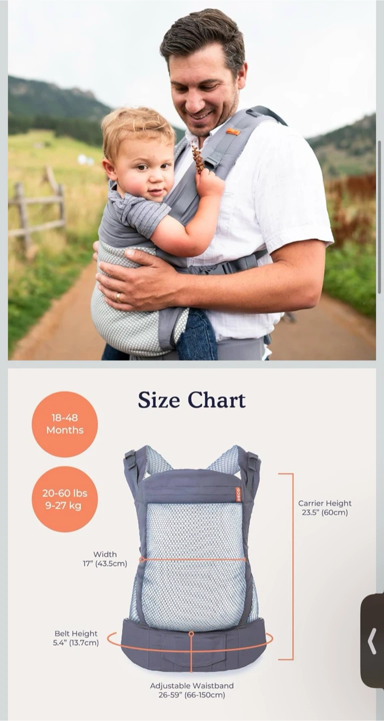 BECO Toddler 2-in-1 Baby Carrier - photo 2