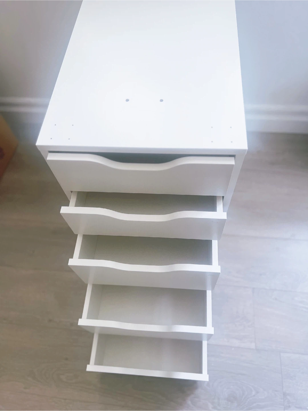 White 5-Drawer Alex Unit - photo 3