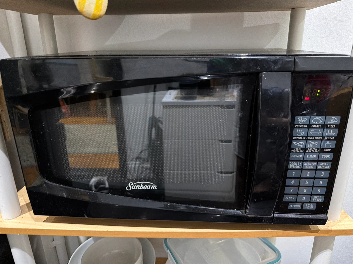 Sunbeam Black Microwave