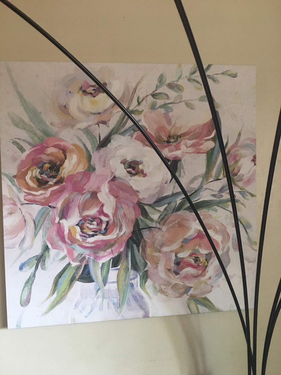 Floral Wall Art Canvas