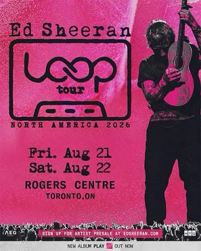 2 Ed Sheeran Tickets - Toronto - Aug 22, 7:30PM
