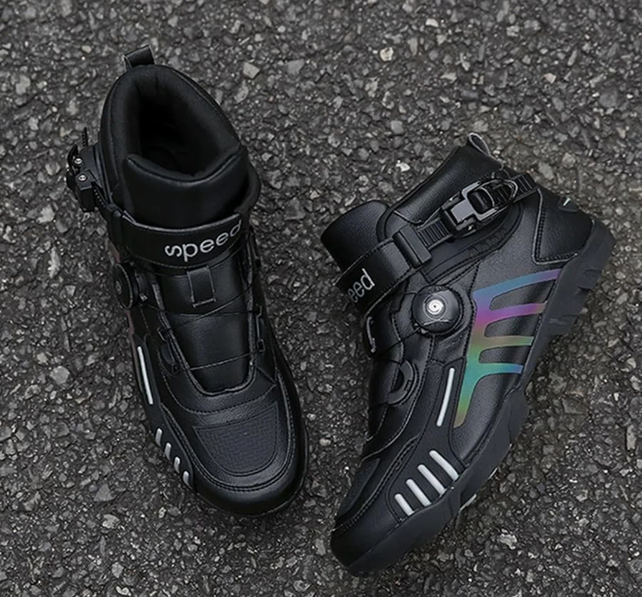 Black "Speed" Cycling Shoes