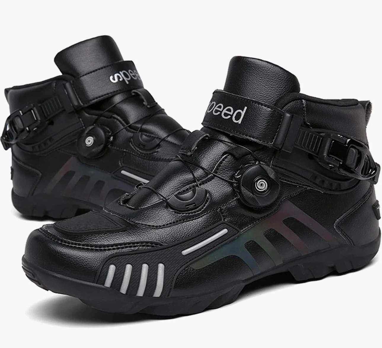 Black "Speed" Cycling Shoes - photo 3