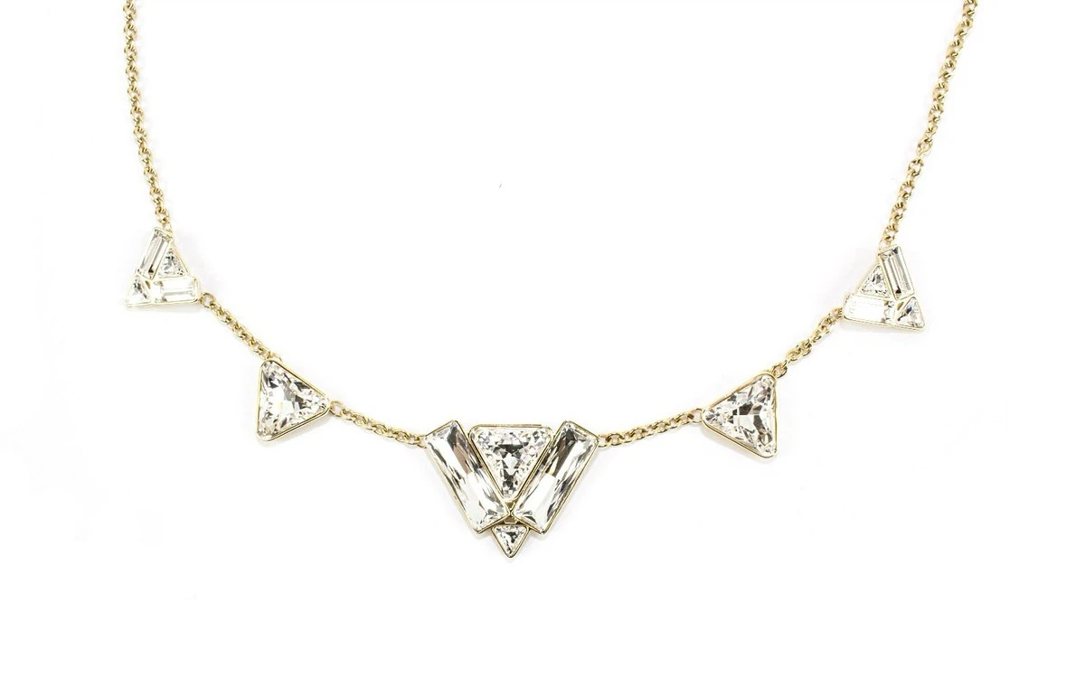 Swarovski Crystal Triangle Necklace - photo 2