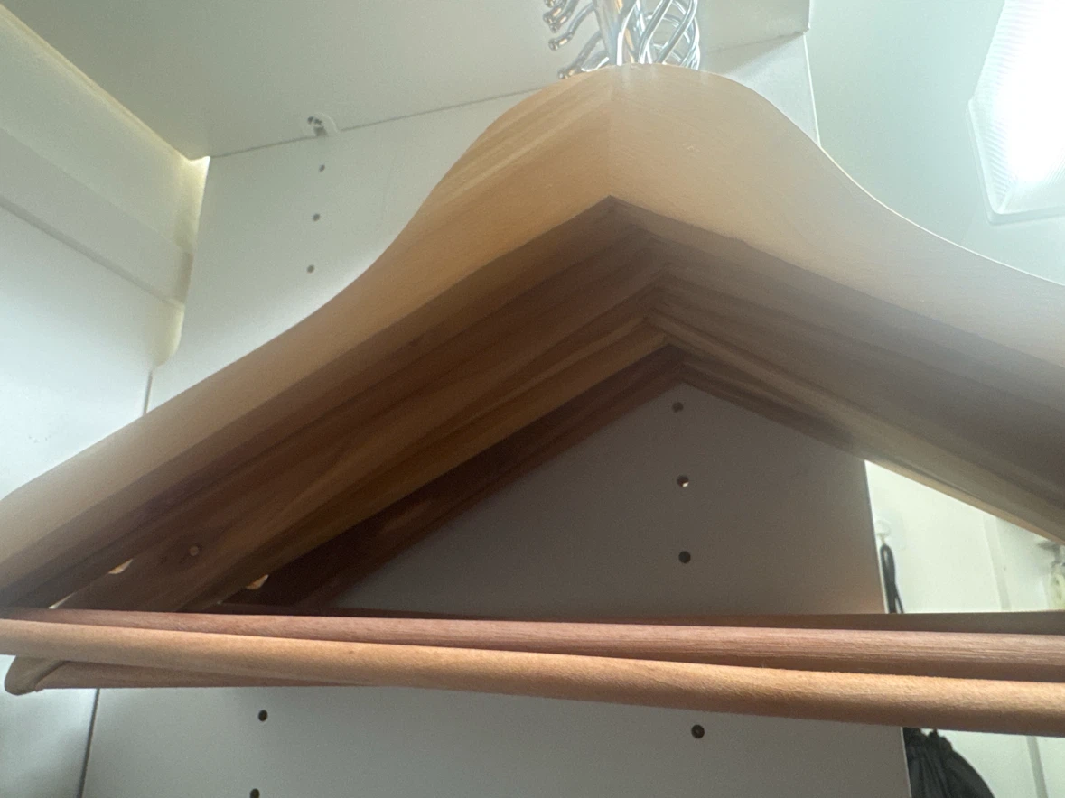 12 Cedar Clothes Hangers - photo 2