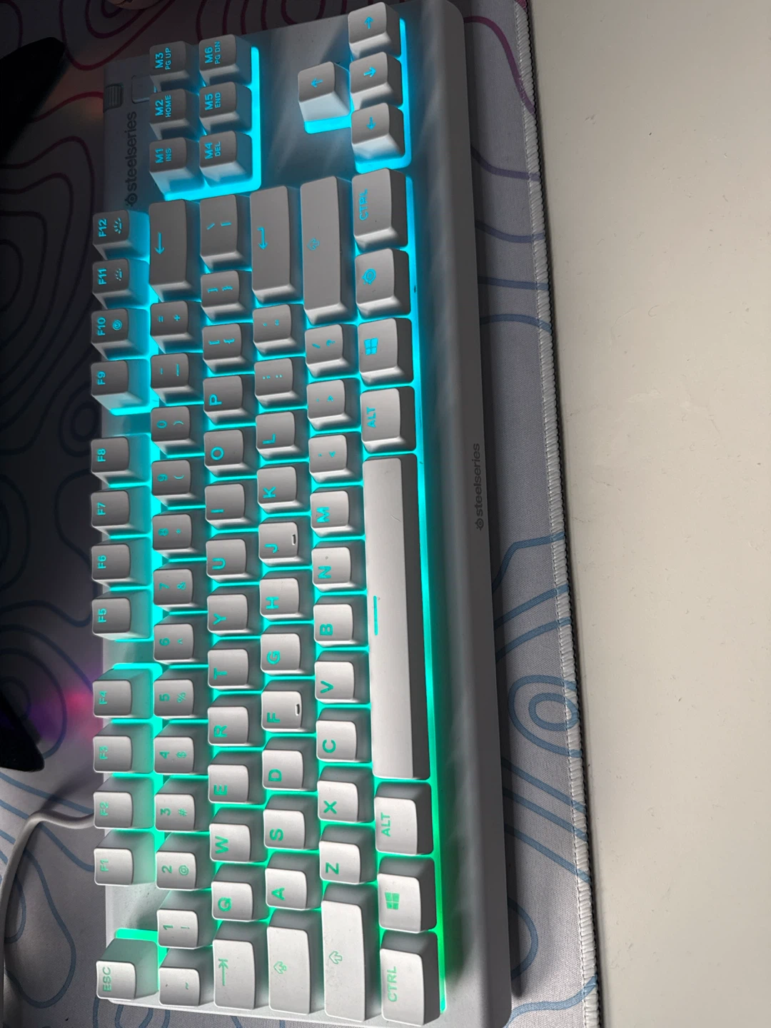 White RGB Gaming Keyboard - photo 2