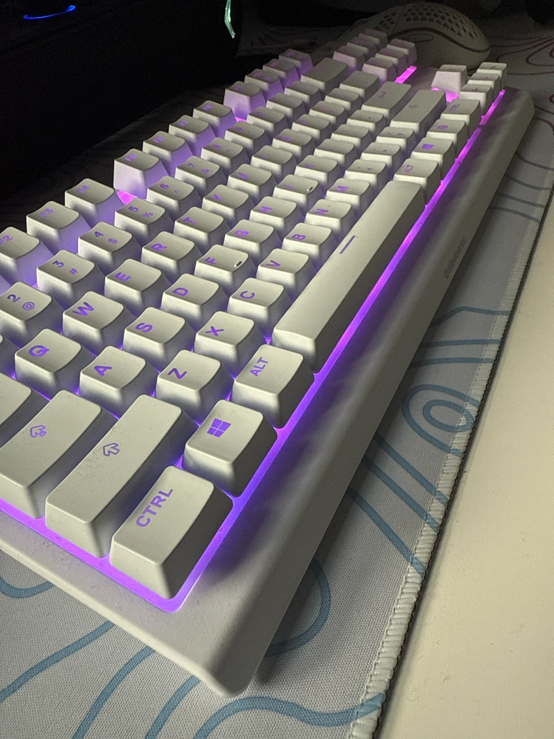 White RGB Gaming Keyboard