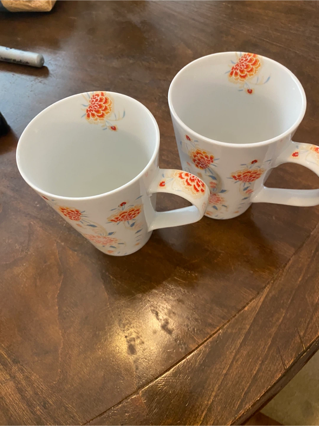 Set of 2 floral mugs - photo 3