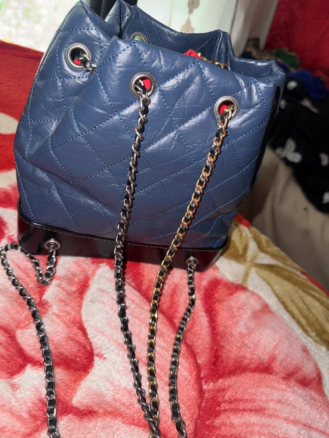 Chanel Quilted Bucket Bag