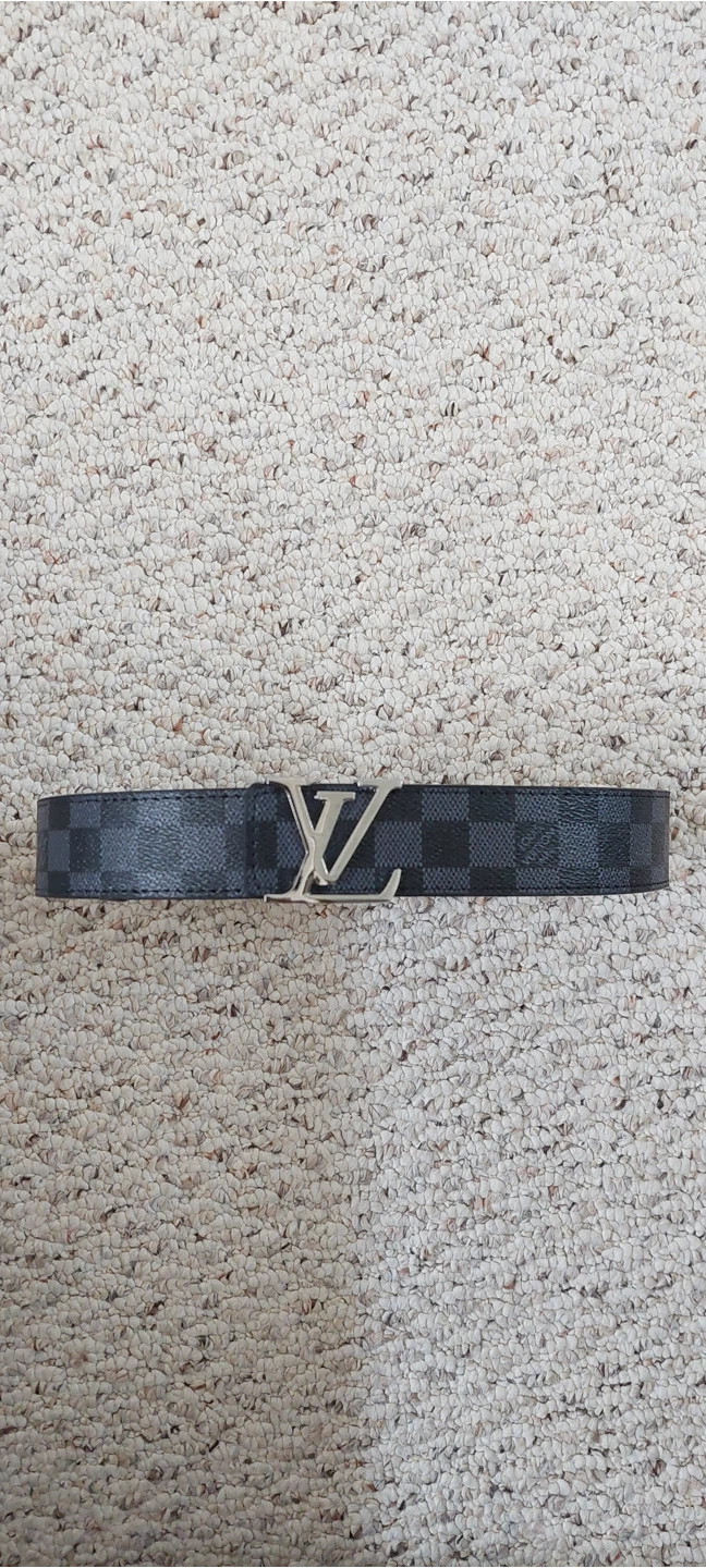 Black Patterned Luxury Belt - photo 2