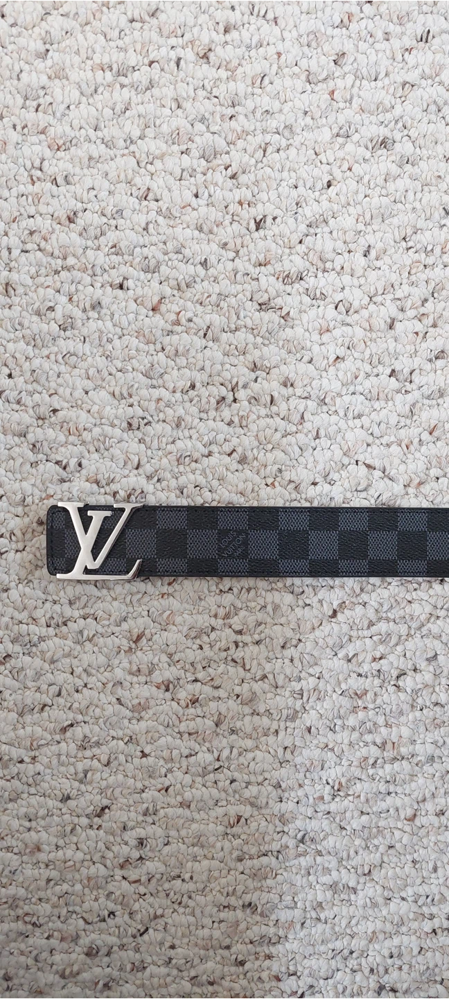 Black Patterned Luxury Belt - photo 3
