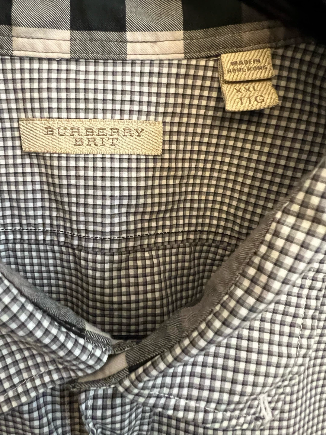 New Burberry Brit Gingham Long Sleeve Shirt - photo 2