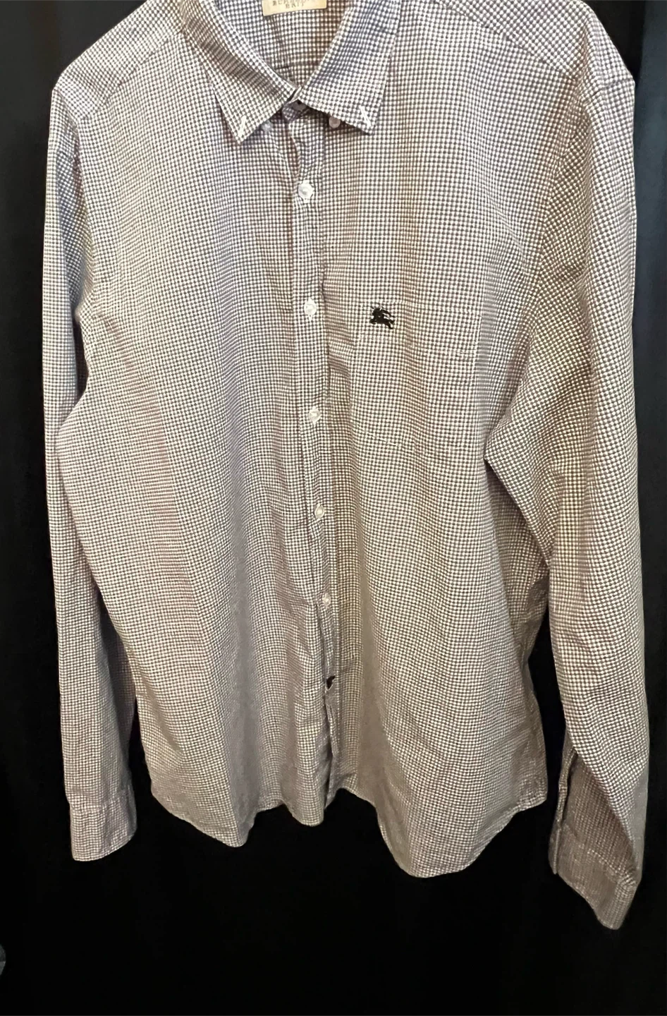 New Burberry Brit Gingham Long Sleeve Shirt - photo 3