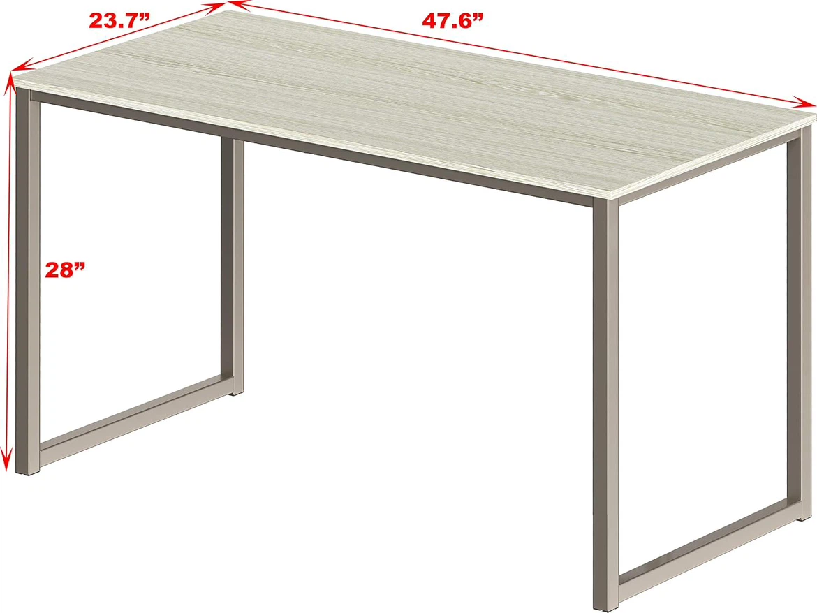 Wood Desk with Metal Frame - photo 5