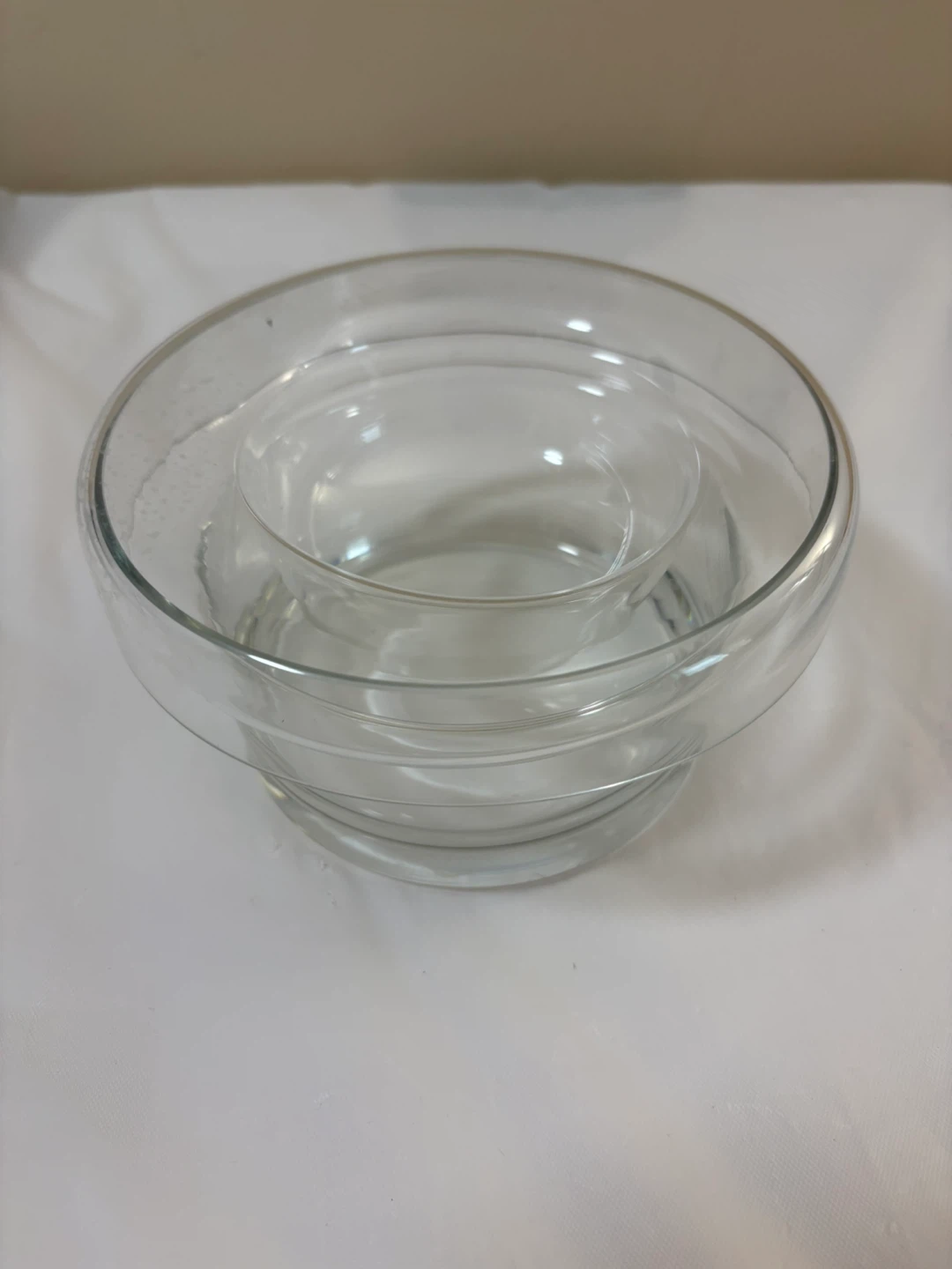 Clear Glass Serving Bowl Set
