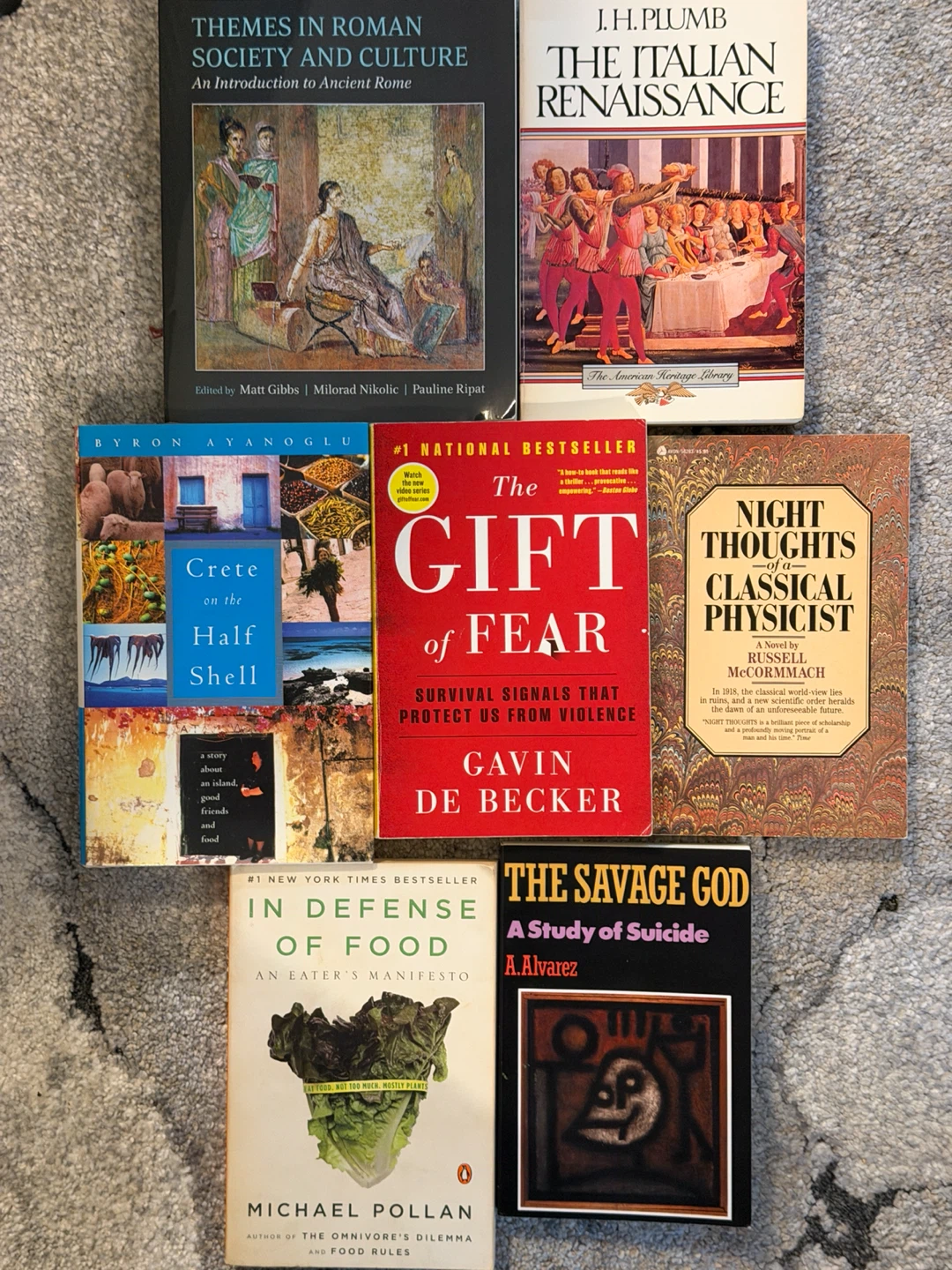 Nonfiction books mix