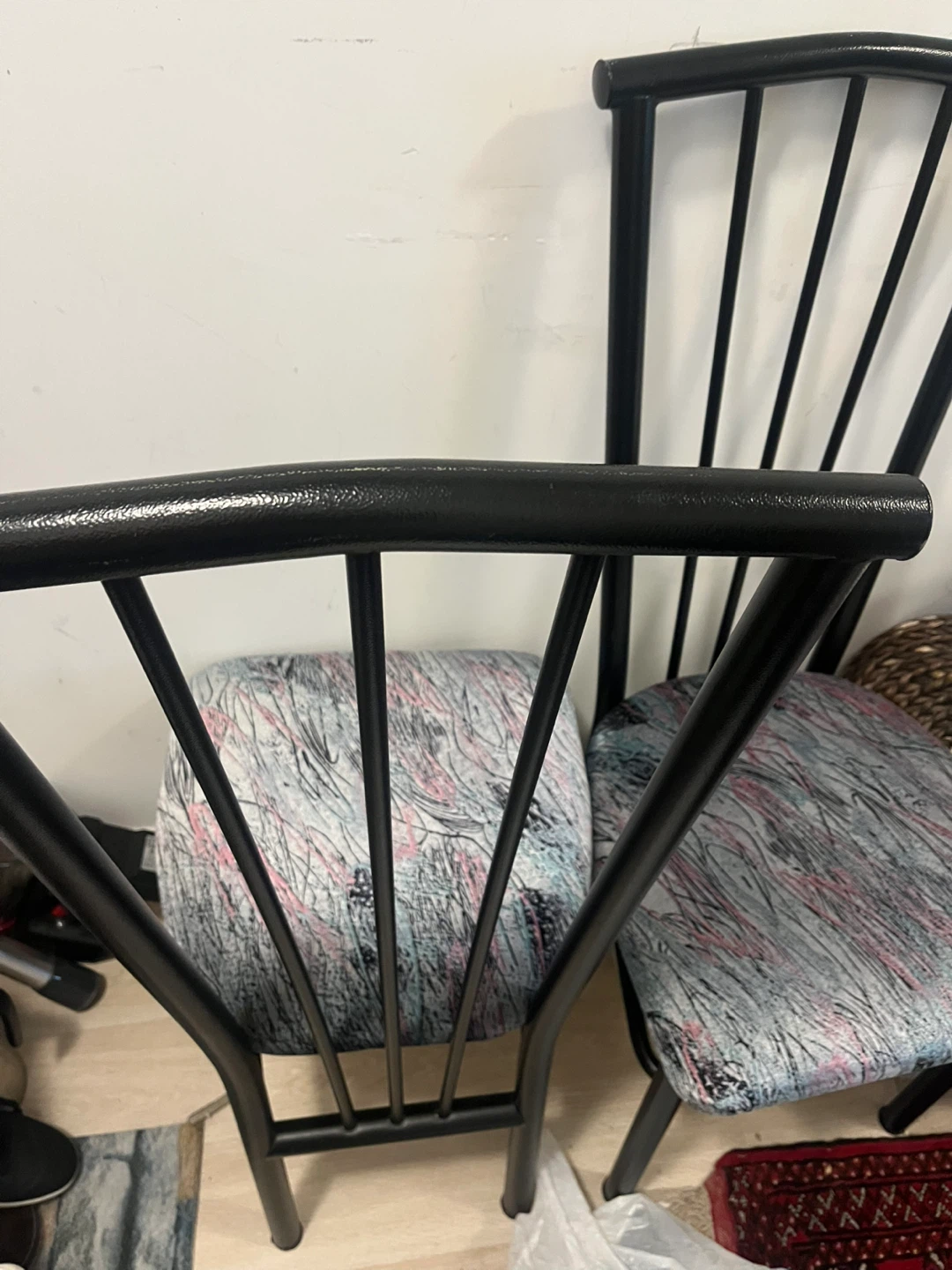 Set of 2 Silco Design Black Metal Dining Chairs - photo 3