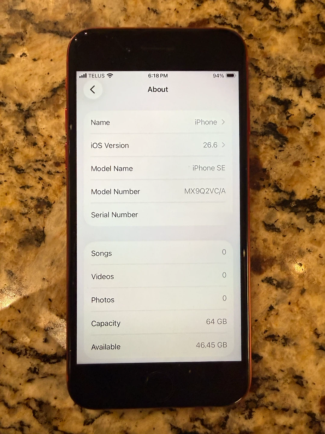 Apple iPhone SE (2nd generation) - 64GB - Red - photo 2