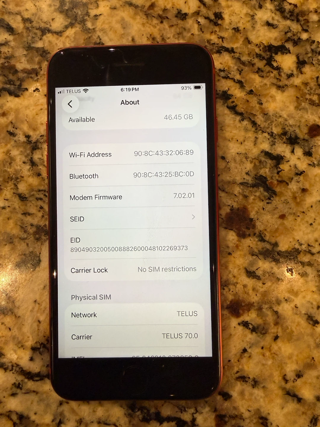 Apple iPhone SE (2nd generation) - 64GB - Red - photo 4