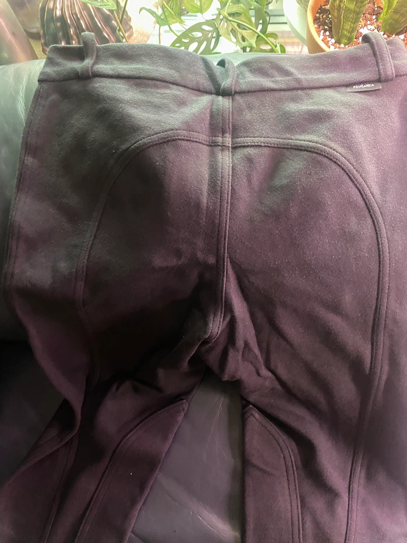 Decathalon Fouganza Black Riding Pants Size M - photo 4