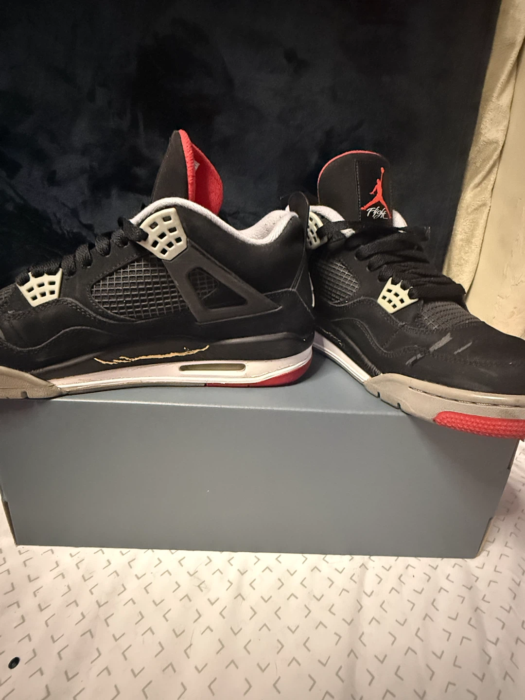 Jordan 4 "Bred" Sneakers - photo 4