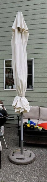 IKEA ÄPPLARÖ Patio Set – Table, 6 Chairs, Cushions & Umbrella - photo 5