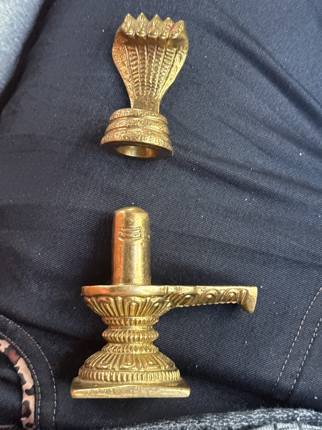 Shiva Lingam with Cobra Idol - photo 2