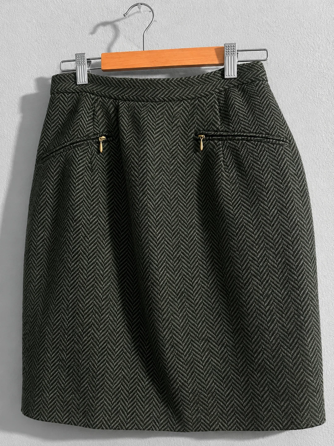 Barami Women's Herringbone Pencil Skirt Size 6 - photo 2