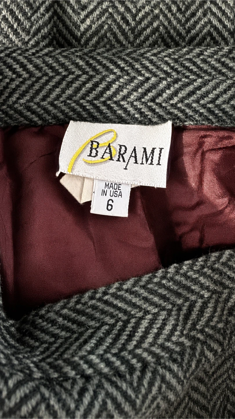 Barami Women's Herringbone Pencil Skirt Size 6 - photo 3