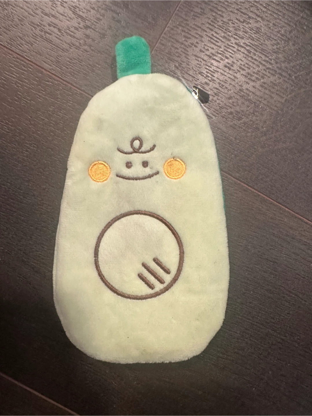 Plush Avocado Pencil Case
